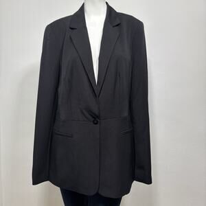 East‎ 5th Womens 2 Button Lined Blazer Sz 10T Tall Career Interview Casual NWOT